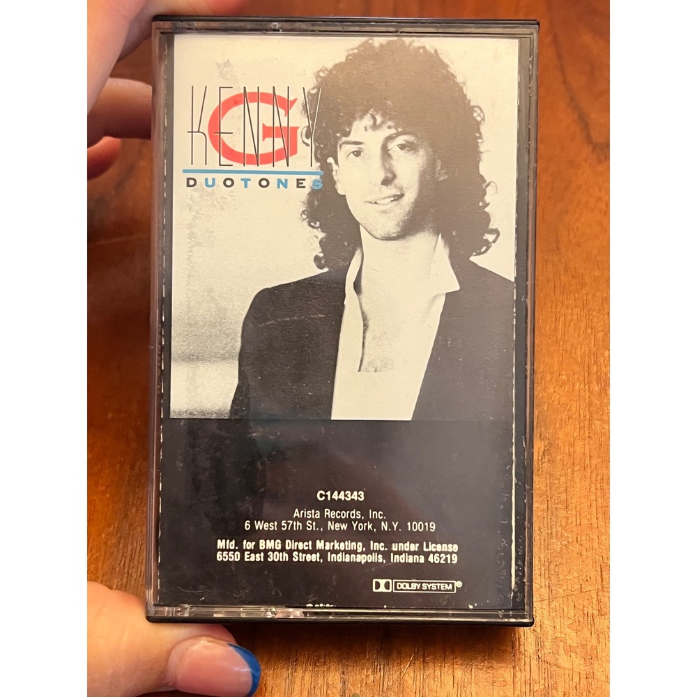 Kenny G Duotones Cassette Tape 1986 Arista Records C144343 Songbird Smooth Jazz